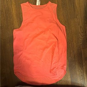Coral Lululemon Work out Top